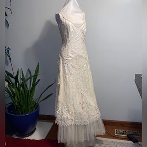 Vintage Martin McCrea Couture Victorian Cowgirl Diana dress. Size M. NWT